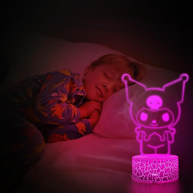 Cute Night Light,Cartoon Night Light,Anime Charater 7 Color Change Decor Lamps,Gifts for Christmas Birthday