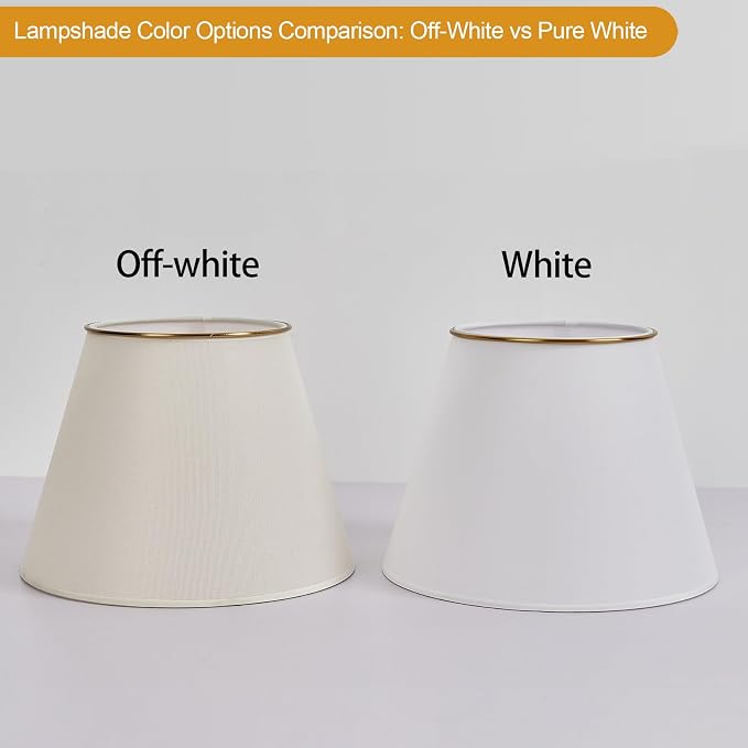 Modern Pendant Light Fixtures with 13" White Linen Fabric Shade, Adjustable Hanging Light Fixture,Drum Gold Vintage Chandelier for Kitchen Island Bedroom Dining Room Foyer Entryway