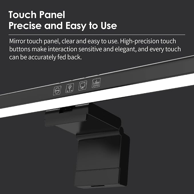 PC Screen Lamp with Remote Control, Adjustable Screen Light Automatic Dimming, LED USB Computer Lamp 15.7 in Monitor Light Bar Lighting for Office Gaming