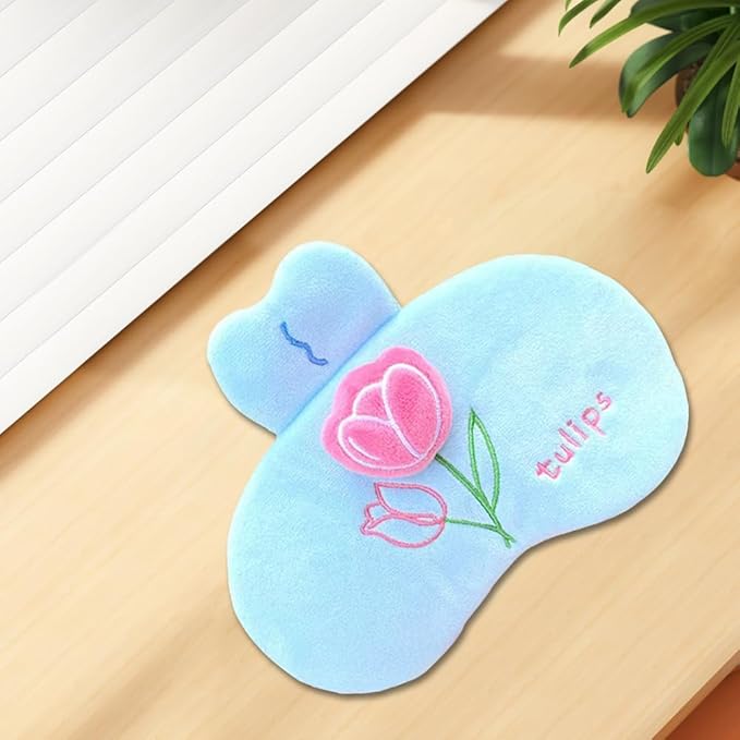 PERFECTSIGHT Cute Sleep Eye Masks (Blue Tulip)