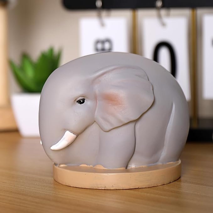 Elephant Night Light for Kids, Cute Elephant Lamp for Nursery, Battery Powered Resin Nightlight, Kids Room Decor, Elephant Gifts for Birthday