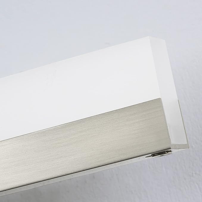 PRESDE 48 Inch Bathroom Light Fixtures Brushed Nickel Vanity Light Bar LED Modern Bath Wall Lighting Over Mirror