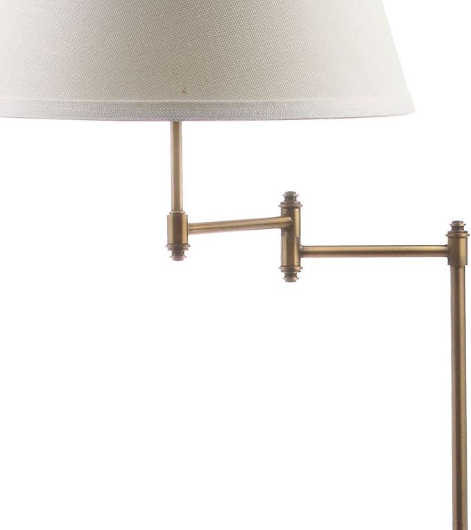 SAFAVIEH Lighting Collection Ingram Swivel Swing Arm Gold 60-inch Living Room Bedroom Home Office Standing Floor Lamp (LED Bulb Included)