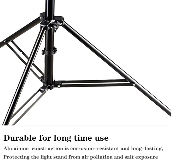 Godox 149 Inches Heavy Duty Aluminum Photography Light Tripod Stand for Aputure Ls60W 300D II Godox SL-60W SL-150II FV150 FV200 AD300PRO AD400PRO Studio Photography Lighting