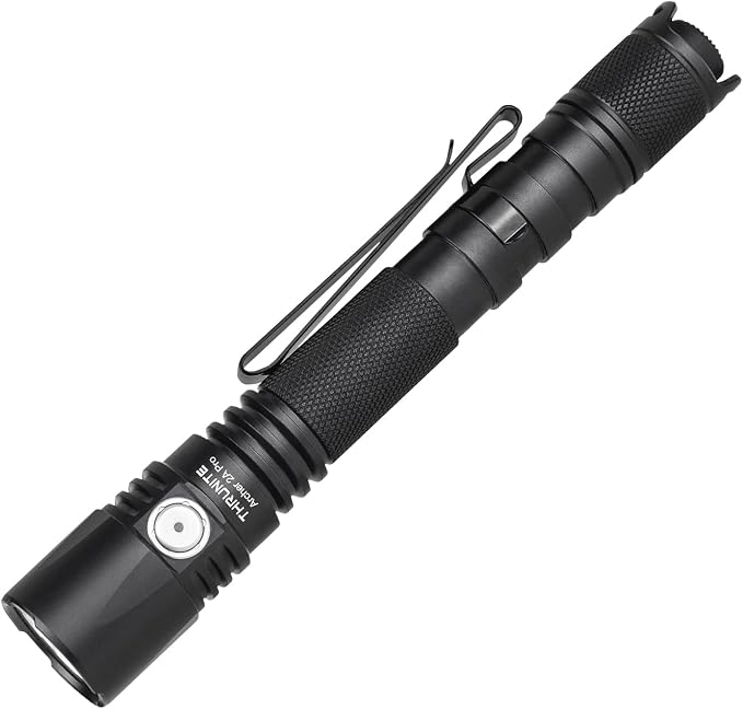 ThruNite Archer 2A Pro Flashlight, 1020 Lumens, 365M Long-Range Throw | USB-C Rechargeable, Dual Switch, Tactical EDC, IPX8 Waterproof, 1.5M Drop Resistant, Camping Hiking Flashlight, Cool White