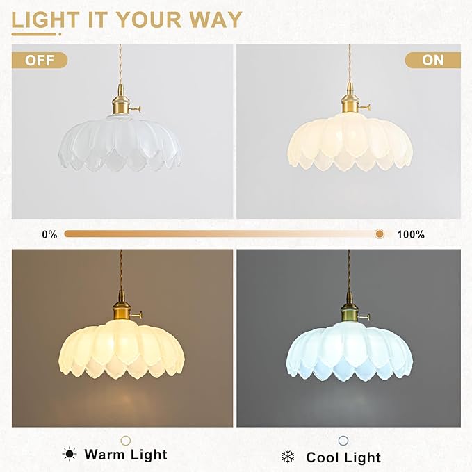 2 Pack Glass Pendant Lights Kitchen Island, Vintage Brass Pendant Light Fixtures, Adjustable Milk White Kitchen Pendant Lighting Over Island for Bedroom Living Room Hallway Dining Room