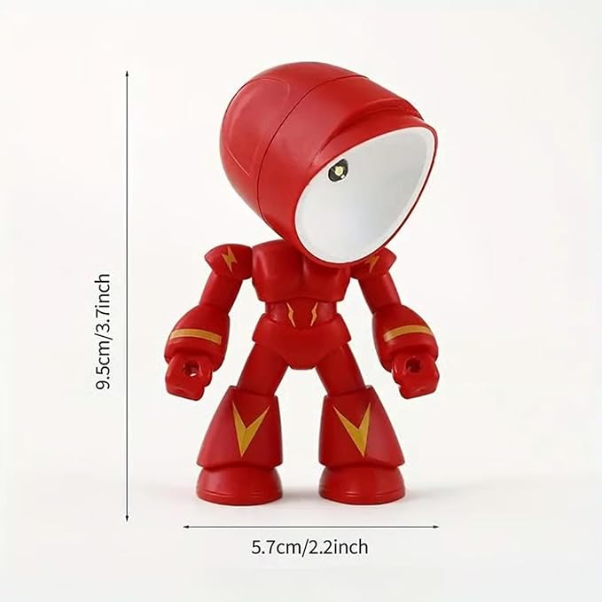 2PCS Lonely Robot Cartoon Cute Robot Design Companion Table Light, LED Mini Night Light, Mini Portable, for Bedroom Office, Thanksgiving Gifts (2pcs-I)