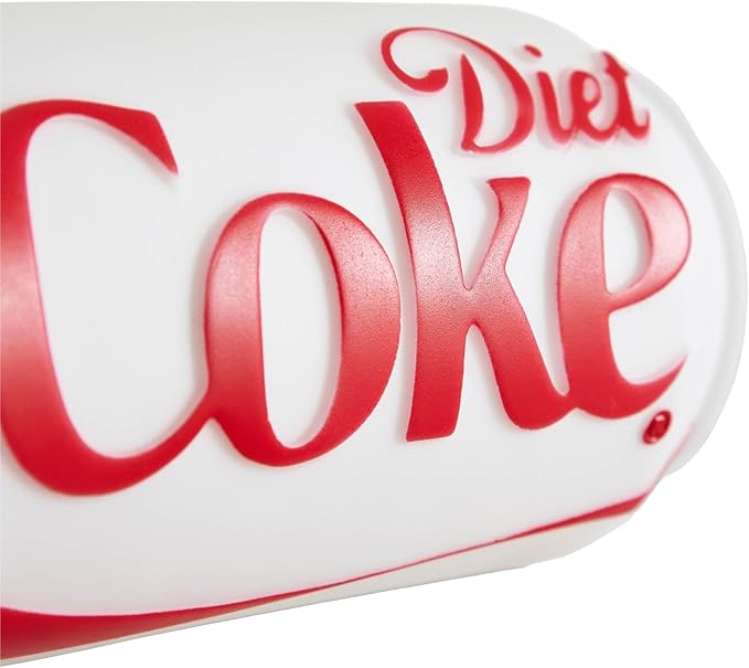 Diet Coke Squishy Night Light 5.7" LED Soft Mood Lamp for Decor, Kids Bedrooms, Collectors & Gift Giving