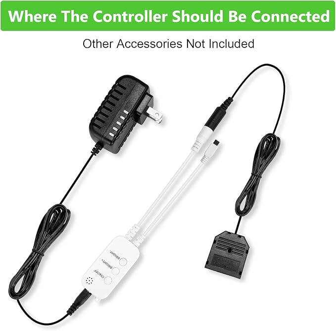 Smart WiFi Controller for Single Color Puck Lights, AIBOO Remote Control for LED Strip Lights, LED Neon Sign Compatible with Alexa & Google Assistant & IFTTT, Working with iOS or Android Smart Phone
