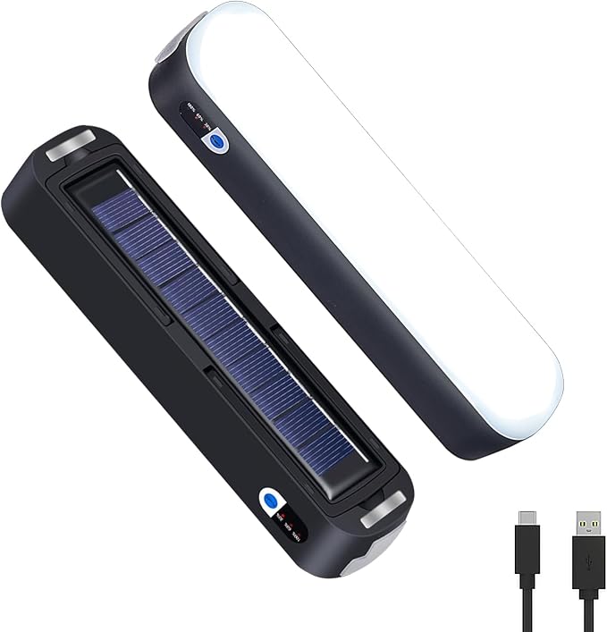 Rechargeable LED Magnetic Work Light Bar 5500mAh,6500K Daylight Portable Emergency Lighting for Home Power Outages,Camping,Automotive Repairs,Under Hood & Workshop(1 Pack)