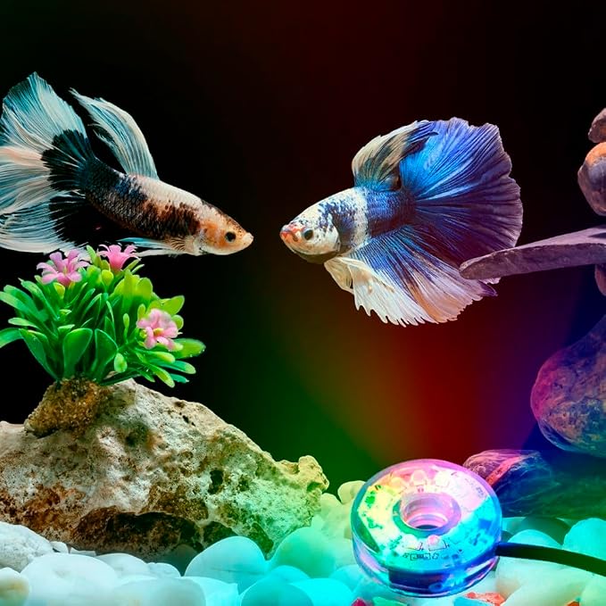 LED Aquarium Light, Colorful Submersible LED Light Waterproof USB Underwater Light for Aquarium Fish Tank