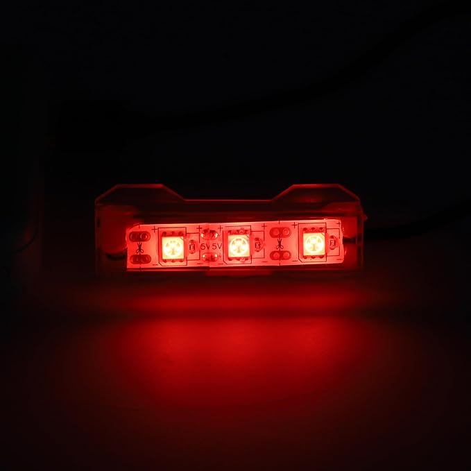 Mini Aquarium Light 0.5-2 Gallon Desktop Aquarium Red USB LED Light