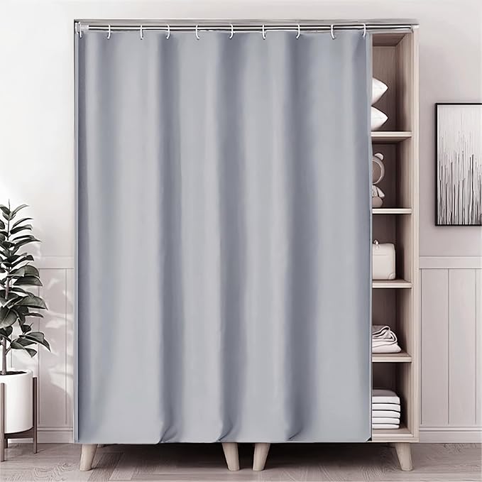 Gxi Grey Blackout Bottom Bunk Bed Curtain Single Bed Shading Decor | Privacy Canopy Loft Under Dormitory Bed Curtain, 1PC