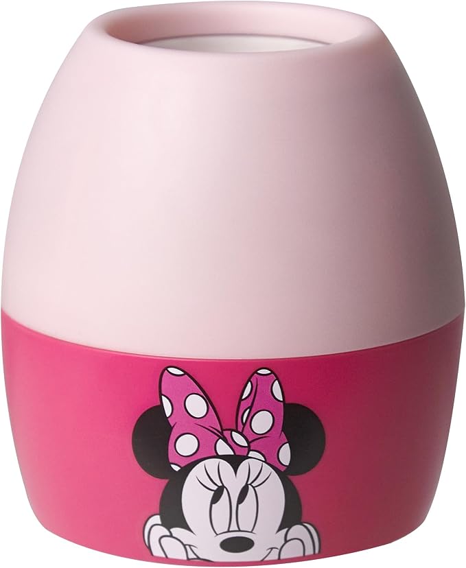 Disney Minnie Mouse Scene Projection Kids Lamp & Nightlight – Cute Bedroom Bedside Projector Lamp for Girls, Toddler & Children’s Night Light