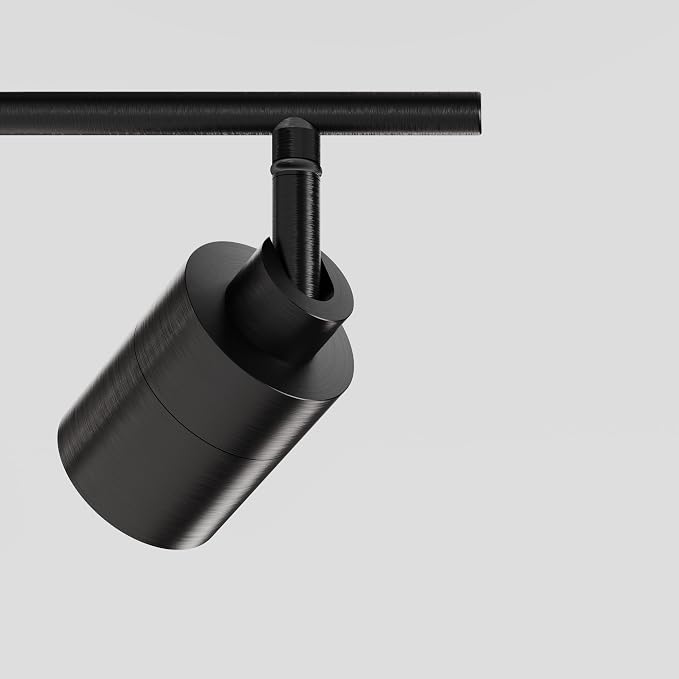 Shura Bronze 4-Light Track Light with Rotatable Heads, Integrated LED Bulbs, 3 ft. Track Lighting Kit, 3000k, 2240 Lumens