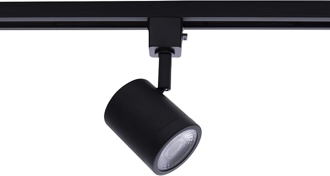 WAC Lighting Charge 8010 LED 27W 3 Light Track Kit with Floating Canopy Feed and 4Ft Track with End Caps 3000K Warm White Heads Fully Dimmable in Black