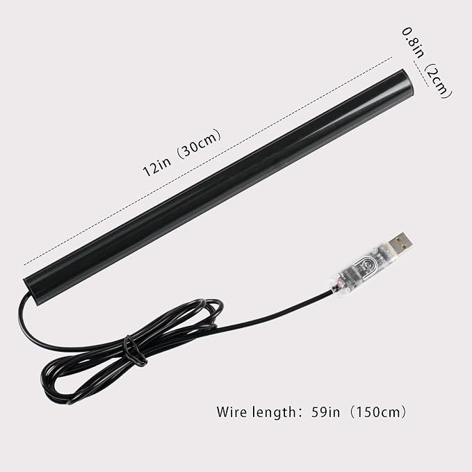 Generic RGB LED Monitor Light Bar, USB Powered, RGB Mode Change Controller, Gaming Atmosphere Light, Under The Table, Computer Accessories, Room, Hand Display