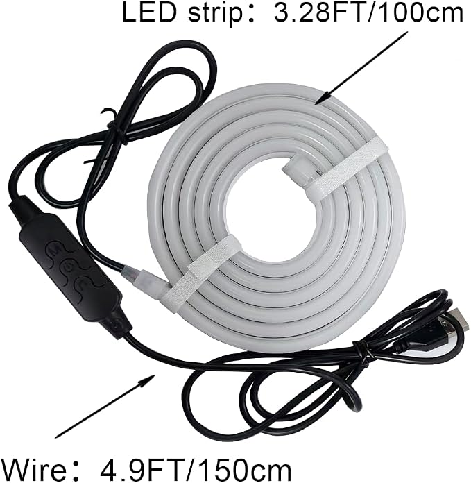pc sync Light bar，LED Light Strips Deliver Synchronized Lighting Effects with Screen Colors and Music, Compatible with Win/Mac Systems. (PC Sync Light (for 24-inch Models))