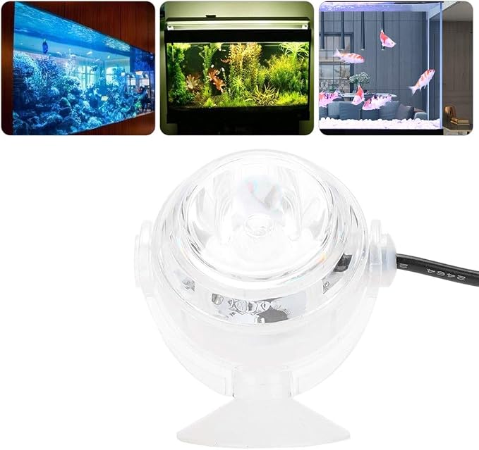 GLOGLOW Aquarium Light, 12‑18in Full Spec | LED Fish Tank Light with 24/7 Cycle, Adjustable Timer/Brightness, IP68, 1W, For 12‑18 Inch Planted Tanks