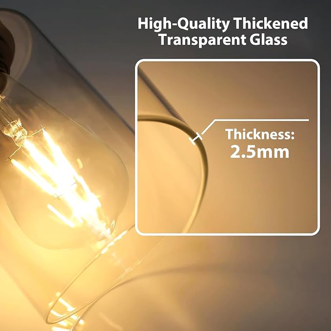 IZORRO Modern Bathroom Light Fixtures, 5 Light Brushed Gold Vanity Lights, Bathroom Lighting Fixtures Over Mirror with Clear Glass for Living Room Cabinet Bedroom