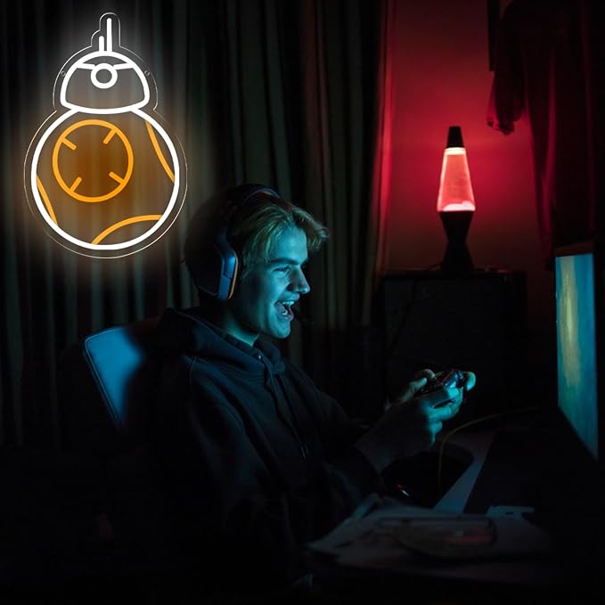 AHlove Game Neon Signs for Wall Decor，Led Neon Lights Suitable for Man Cave、Bedroom、Garage、Party, Birthday、Christmas Gifts for Boys