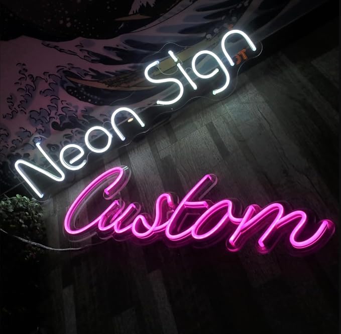 Custom Neon Signs, Neon Sign Customizable for Wall Decor, Custom Name Sign Personalized Neon Sign for Wedding Birthday