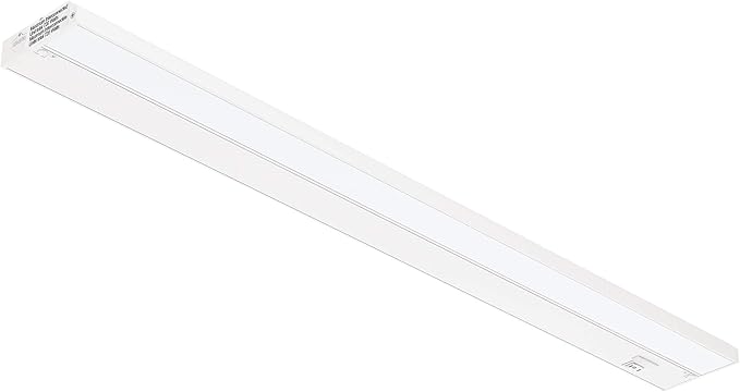 Getinlight 32-inch 3 Color Levels LED Under Cabinet Lighting, Hardwired or Plugged-in, Selectable White 2700K/3000K/4000K, Dimmable, White Finished, IN-0210-4