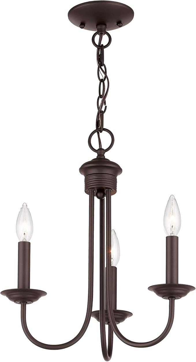 Livex Lighting 42683-07 3 Light Mini Chandelier