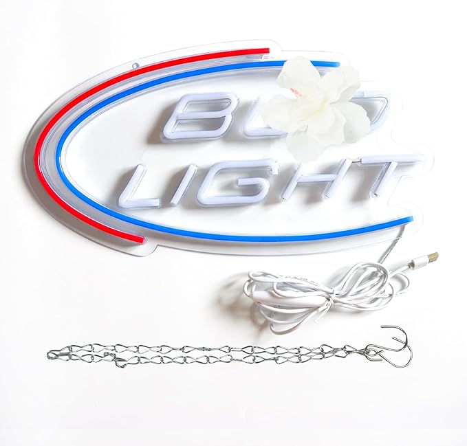 JFLLamp Beer Neon Signs for Wall Decor Neon Lights for Bedroom Led Signs Suitable for Man Cave Bar Pub Restaurant Christmas Birthday Party Gift Led Art Wall Decorative Crs Light Bar Sign