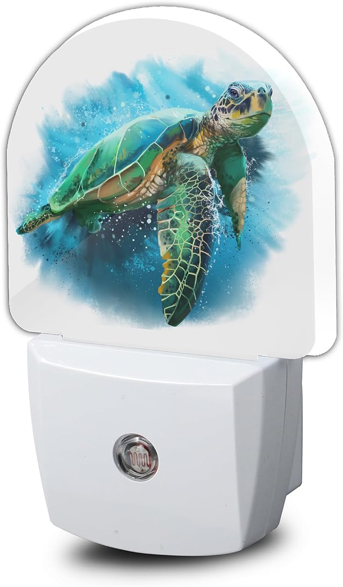 Sea Night Light, Auto Sensor Night Lights Plug Into Wall Home Indoor Stairway Kitchen Corridor, Night Lights Plug Into Wall Decor, Boys Girls Women Men Room Gifts
