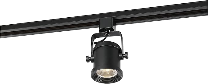 Nuvo Lighting TH489 3.75 Inch 12W 1 LED Track Head, Black Finish