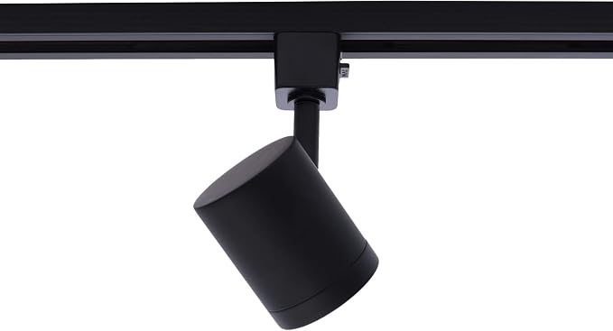 WAC Lighting Charge 8010 LED 27W 3 Light Track Kit with Floating Canopy Feed and 4Ft Track with End Caps 3000K Warm White Heads Fully Dimmable in Black
