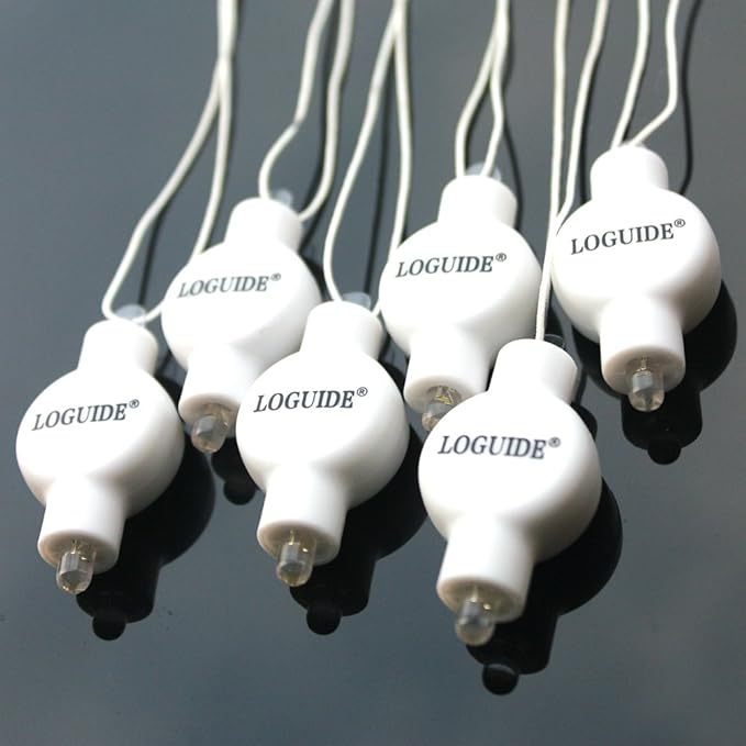 LOGUIDE Small LED Lights, 24 Pack, Battery Powered for Paper Lanterns,Balloons,Floral,Weddings & Festival Decorations (Warm White)