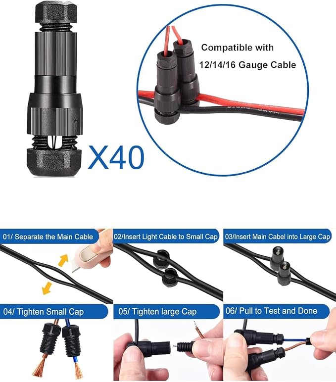 12W Landscape Lights Low Voltage LED Landscape Lighting Spotlight Waterproof Garden Pathway Christmas Decorative Lights Outdoor (RGBW 20 Pack)