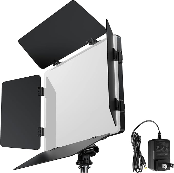 Pixel LED Video Light Panel Photography Camera Lighting 20W Bi-Color Dimmable 2500-6500K Led Studio Streaming Lights Photo Video Shooting (Battery Not Included)