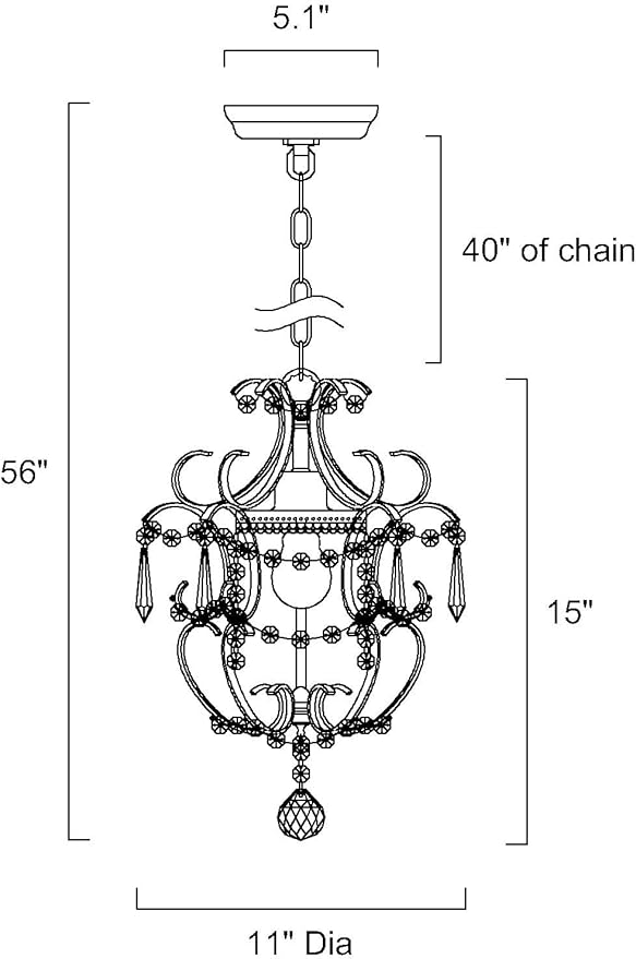 Edvivi Amorette Mini Chandelier Chrome Crystal Chandeliers, 1 Light Modern Elegant Glam Ceiling Light Fixture Chrome, Adjustable Hanging Lighting for Closet Bedroom, Girls Room, Kitchen Island, 2-Pack
