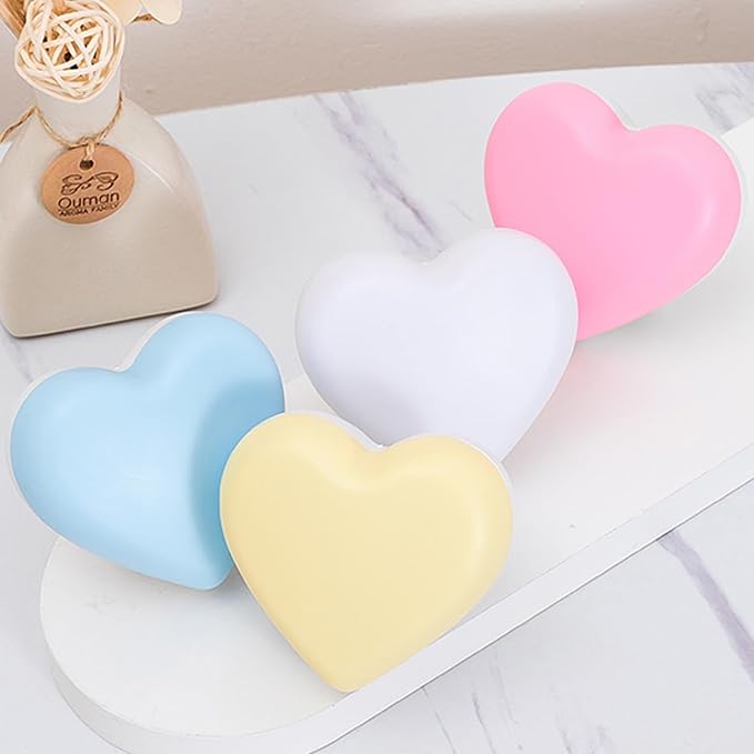 INZU Cute Night Light, Heart Night Light for Kids, LED Nightlight with Auto Dusk to Dawn Sensor, Nightlight Plug into Wall with Soft Warm Light for Bedroom, Nursery, Bathroom, Hallway (4Colors)