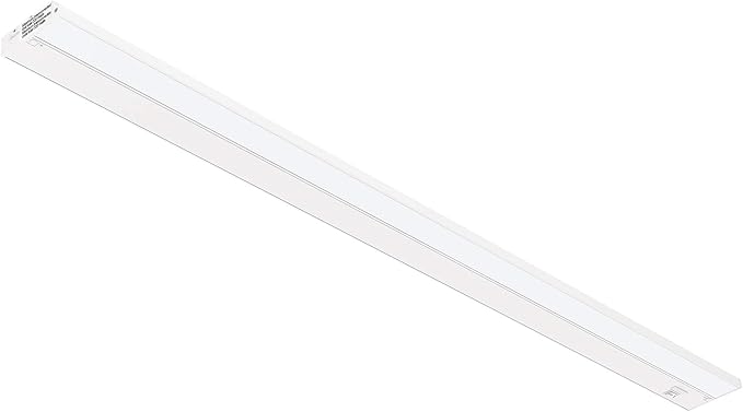 Getinlight 48-inch 3 Color Levels LED Under Cabinet Lighting, Hardwired or Plugged-in, Selectable White 2700K/3000K/4000K, Dimmable, White Finished, IN-0210-6