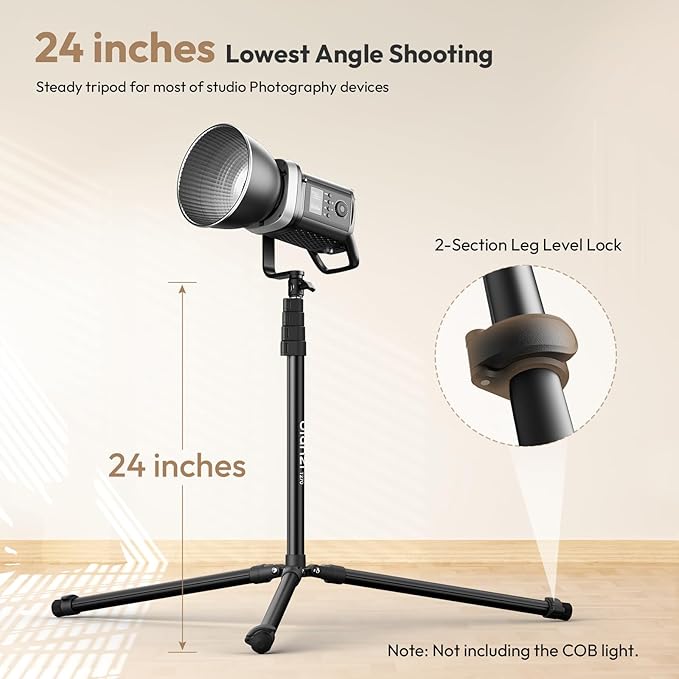 ULANZI T270 Light Stand - 8.8FT/270cm Adjustable Photography Light Stand Tripod, Aluminum Portable Studio Lighting Stand for Softbox, LED Video Light, Reflector, Strobe, Photo Video Photography | Aluminum Portable Studio Lighting Stand for Softbox, LED...
