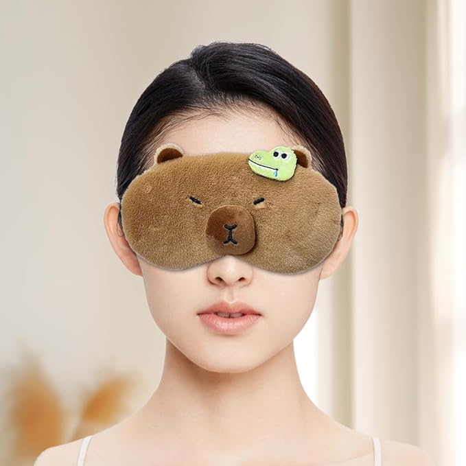 PERFECTSIGHT Cute Sleep Eye Masks (Capybara)