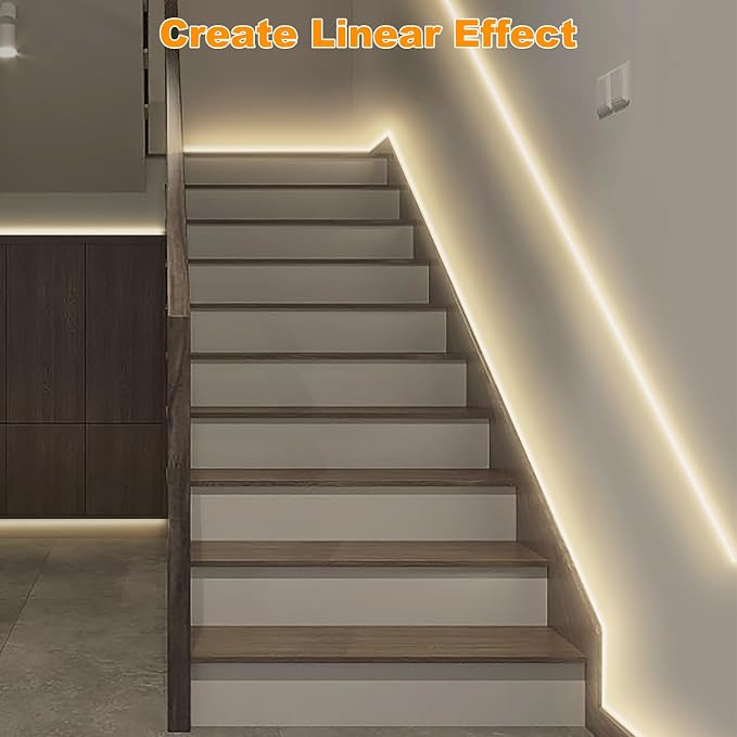 Tatazone WiFi Smart White COB Led Strip Light with Remote | 16.4ft, 3000K, Work with Alexa and Google, Timer, Group Control, Dimmable Warm White for Cabinet, Room, Kitchen, Shelf