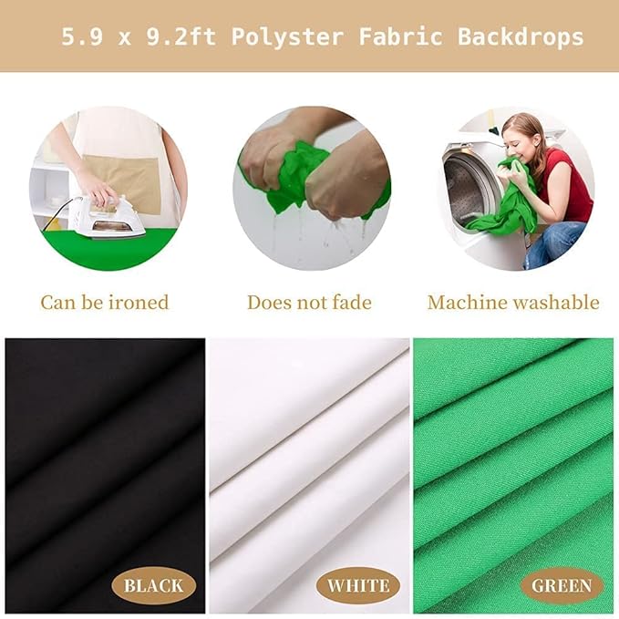 Photography Lighting Kit, Softbox Lighting Kit with Photo Backdrop for Product Photography, Portrait photography, Video Shooting Photography