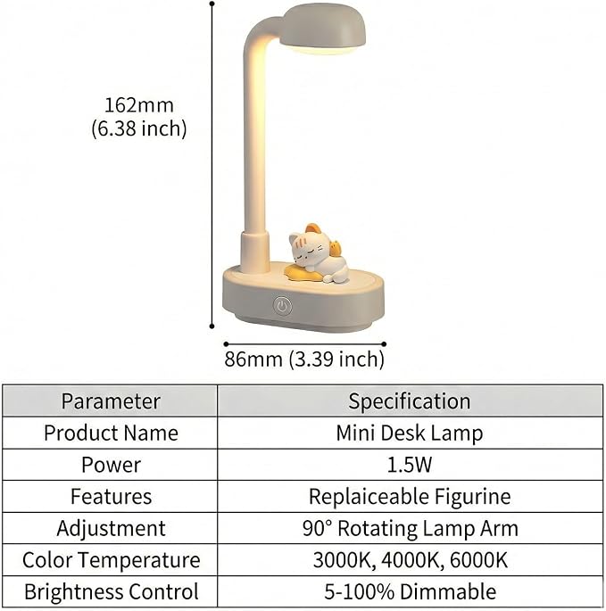Decorative Night Lights Plug into Wall, Cute Cartoon Cat Night Light with On/Off Switch, 3-Color Dimmable Brightness, Home Decor Birthday Gift for Kids, Ideal for Bedroom, Bathroom, Kitchen, Hallway