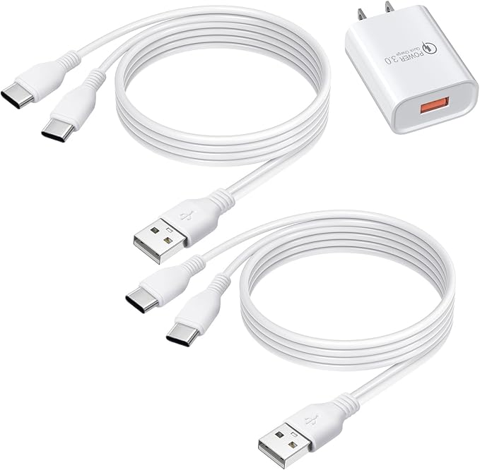 Under Cabinet Lighting USB C Charging Cable, Charger for MCGOR Motion Sensor Light Indoor, with Power Adapter