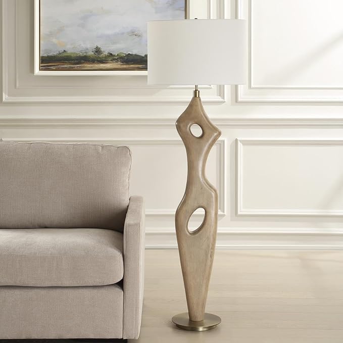 Uttermost 30486-1 Almyra - 1 Light Floor Lamp-65.5 Inch Tall and 21 Inch Wide