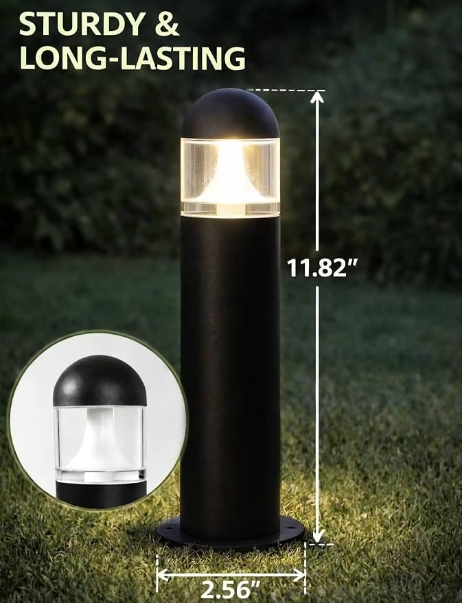 Low Voltage Landscape Lighting, 12V Long Walkway Set, 12 Pack | Quick Install Connectors, IP67 Protection, 2700K Warm White for Driveways and Garden Paths