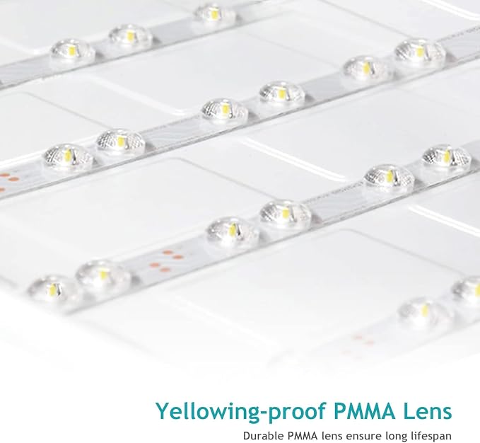 1x4 LED Flat Panel Light 8 Pack | 3000K/4000K/5000K, 20W/30W/40W, 110LM/W, 0-10V Dimmable, 100-277V, ETL Listed, DLC Listed, Ideal for Office, Hospital