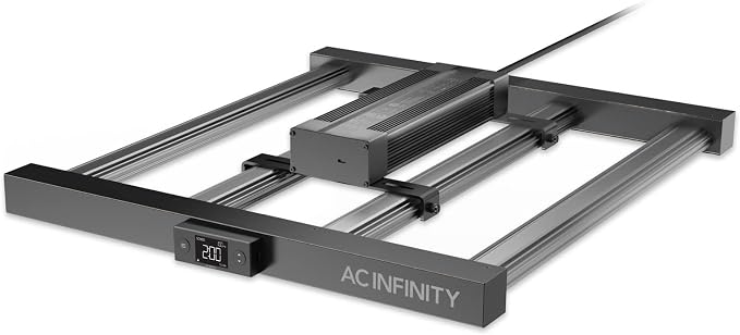 AC Infinity IONFRAME EVO4, LM301H EVO Bar LED Grow Light for 90x90cm | 896 Diodes, 300W Full-Spectrum LED Grow Light with Schedule Controller for Commercial Grow Rooms & Greenhouses