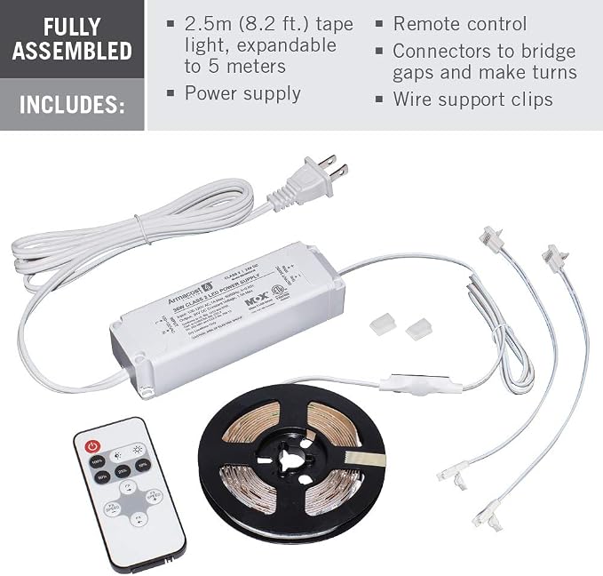 Armacost Lighting 451200 RibbonFlex Pro Series 60, 3000K-Kit 150 LED Lights