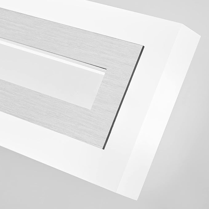 SOLFART Bathroom Lighting Fixtures Over Mirror Brushed Nickel 40 Inch Led Vanity Light 6000K